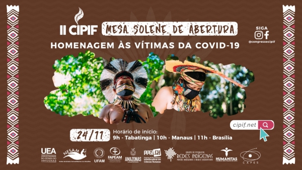 MESA SOLENE DE ABERTURA: Homenagem aos Povos Indígenas Vitimas da Pandemia de COVID-19⠀
