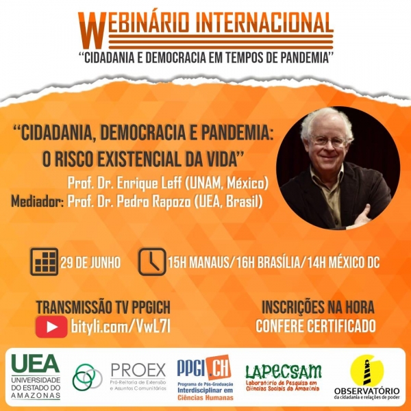 Cidadania, Democracia e Pandemia: o Risco Existencial da Vida