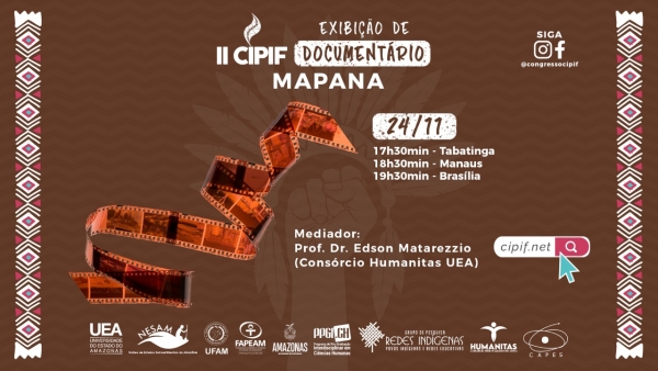 EXIBIÇÃO DE DOCUMENTÁRIO: Mapana