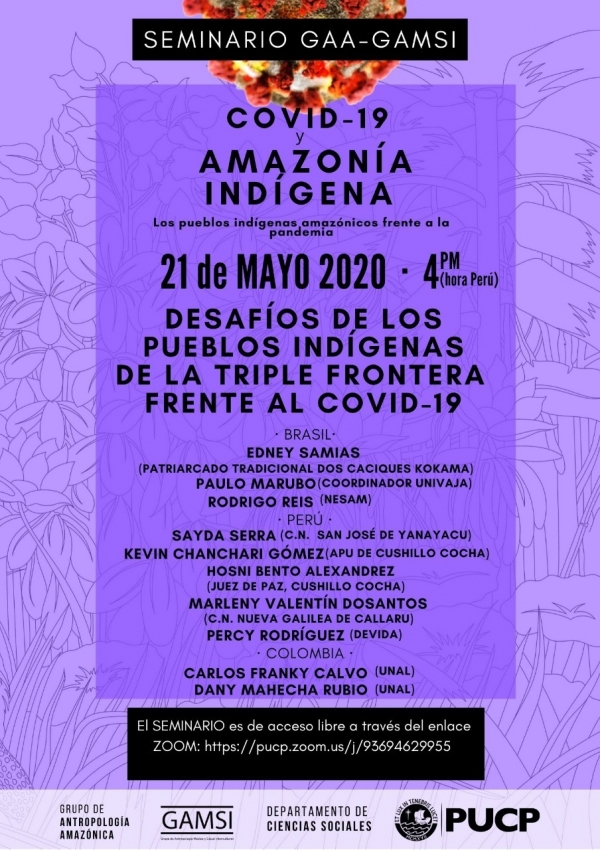 Seminario GAA-GAMSI - COVID-19 y Amazonía Indígena